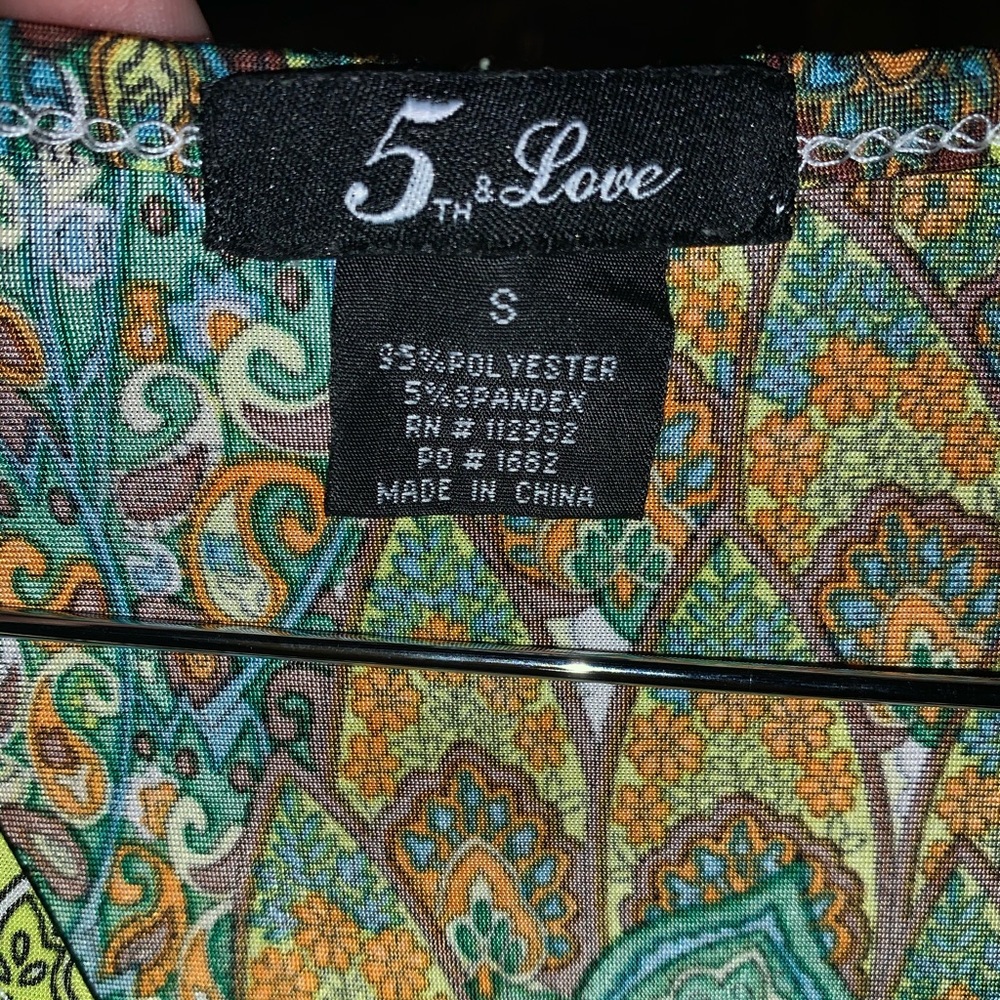 Peacock Size S Maxi Dress